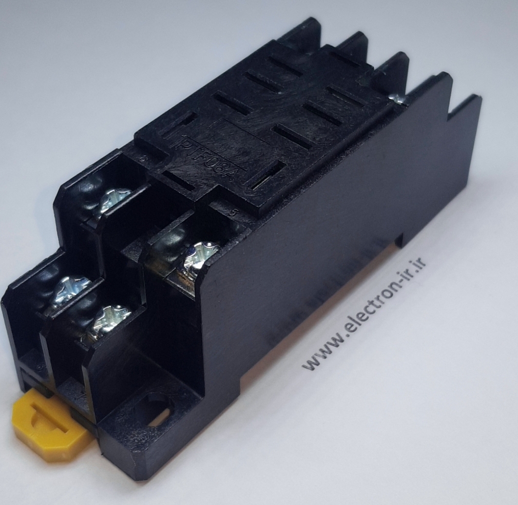 سوکت رله ریلی 8PIN-S-RAIL-PTF08